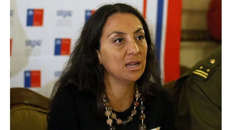 Cecilia Pérez, ministra de Deportes.