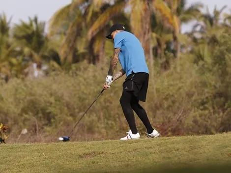 Nico Castillo se revitaliza jugando al golf