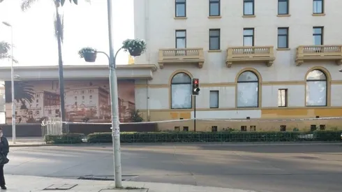 La calle fue cerrada.