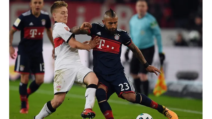 Santiago Ascacibar y Arturo Vidal