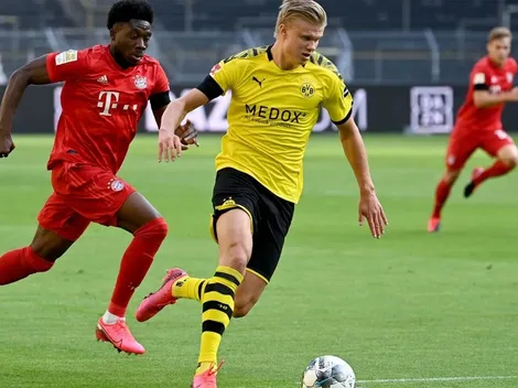 Alphonso Davies rompió récords de velocidad persiguiendo a Haaland