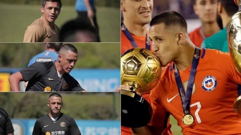 Alexis Sánchez y su nuevo look.