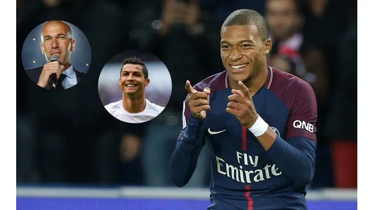 La admiración de Kylian Mbappé a Zinedine Zidane y Cristiano Ronaldo
