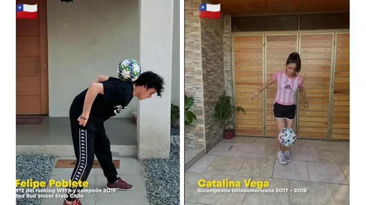 Felipe Poblete y Catalina Vega se lucen en esta promoción del Red Bull Street Style para toda latinoamérica.