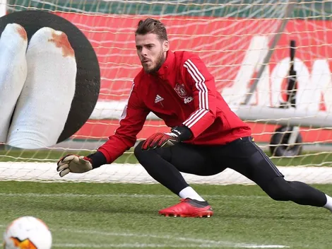De Gea se rompe los pies en el regreso a las prácticas