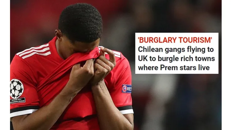 Marcus Rashford aparece entre los jugadores amenazados por ladrones chilenos