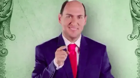 Andrés Parra como Sergio Jadue en El Presidente. Se pasó.