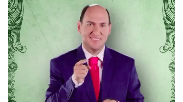 Andrés Parra como Sergio Jadue en El Presidente. Se pasó.