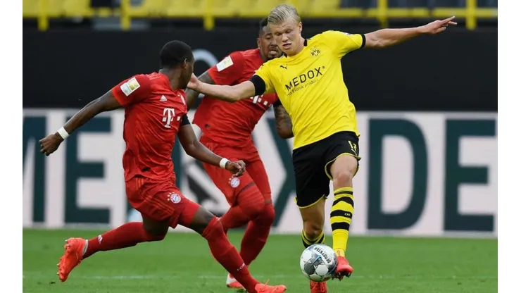Bayern Múnich fue una pesadilla para Erling Haaland y el Borussia Dortmund