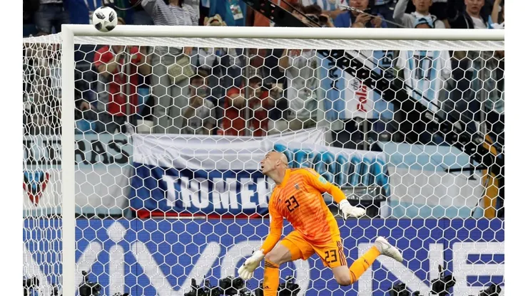 Willy Caballero y su garrafal error ante Croacia en el Mundial Rusia 2018