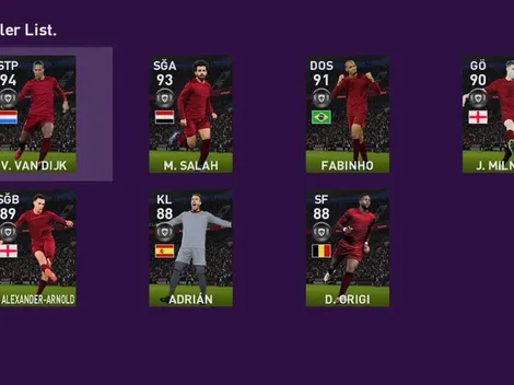 Van Dijk y Richarlison lideran los jugadores destacados de PES 2020