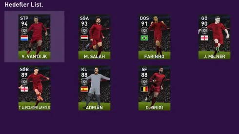 Jugadores destacados de PES 2020