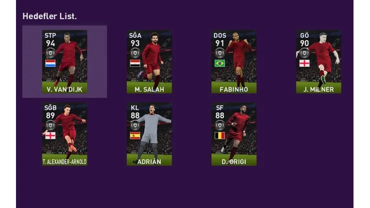 Jugadores destacados de PES 2020