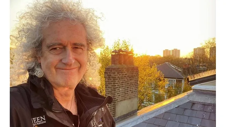 El emblemático guitarrista de Queen, Brian May, tiene 72 años.