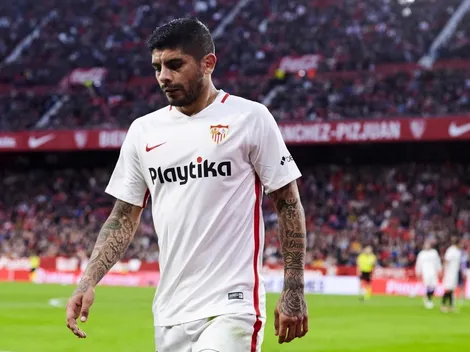 Éver Banega agacha el moño tras la polémica fiesta en Sevilla