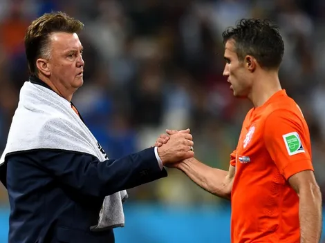 Van Persie confiesa que Van Gaal lo abofeteó en el Mundial de 2014