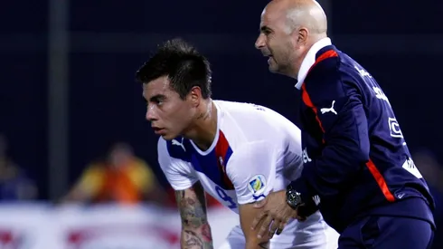 Como en los viejos tiempos: Sampaoli quiere dirigir nuevamente a Eduardo Vargas