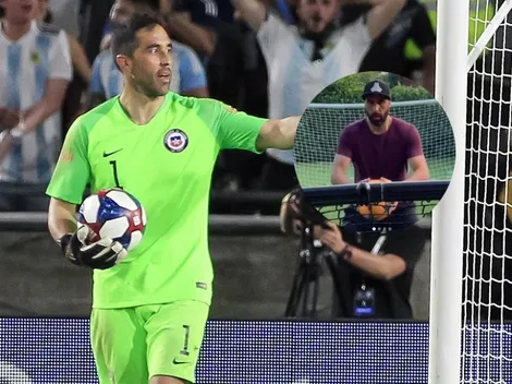Claudio Bravo desde casa: "No hay pelota sin los estudios primero"
