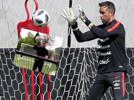 Bravo comparte su entrenamiento en vivo y en directo desde su casa