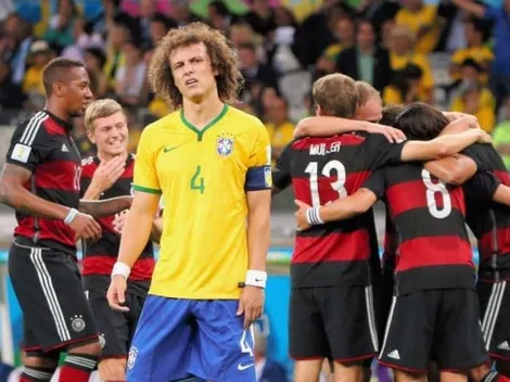 David Luiz arremete contra sus compañeros después del Alemania 7-1 Brasil