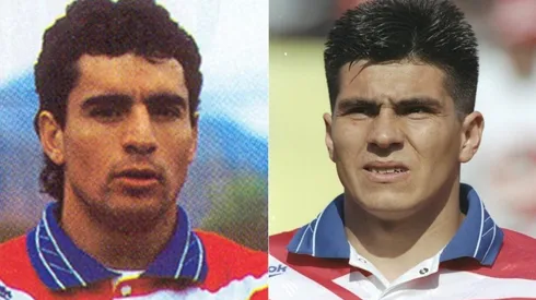 Valencia y Vega vistiendo la Roja.