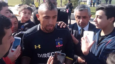 El pueblo colocolino espera con ansiasa el regreso de Arturo Vidal a su alma máter