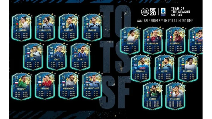 TOTSSF de la Serie A de Ultimate Team de FIFA 20
