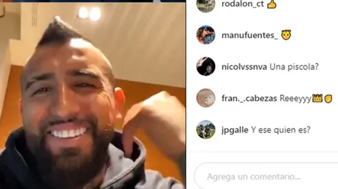 Los hinchas de la U fueron el punto cúlmine de la entrevista que concedió Vidal en Instagram