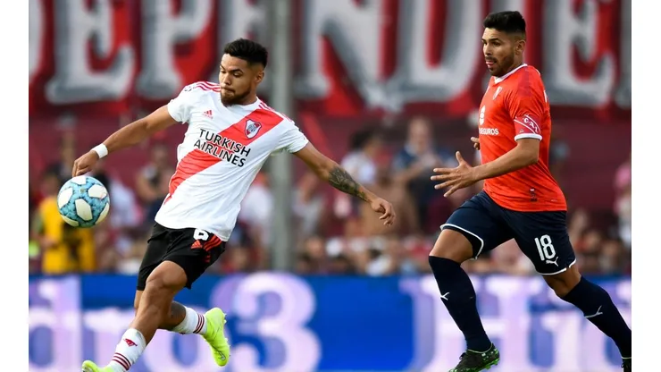 Paulo Díaz ante Independiente de Avellaneda
