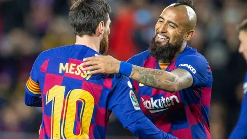 Solo faltó Messi: Barcelona y su plantel celebran el cumpleaños de Vidal