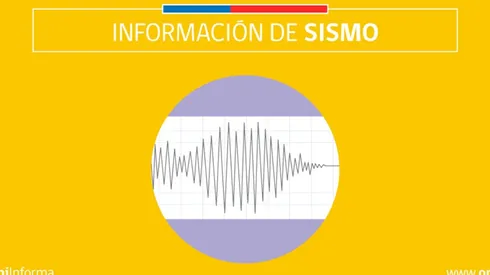 El temblor de mediana intensidad se sintió esta tarde en la zona central de Chile.