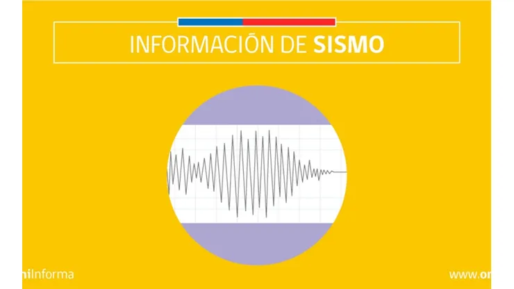 El temblor de mediana intensidad se sintió esta tarde en la zona central de Chile.