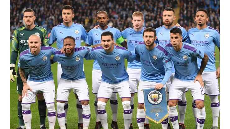Formación del City en Champions League