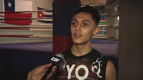 Luis Junior Cruzat en conversación con Inter, Deporte Escolar, hoy Deportivo Escolar, en el 2018.