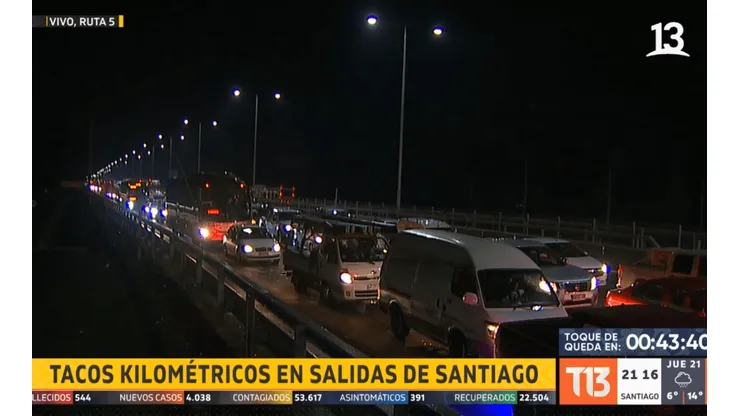 Este atochamiento s epudo ver en las pantallas de Canal 13.