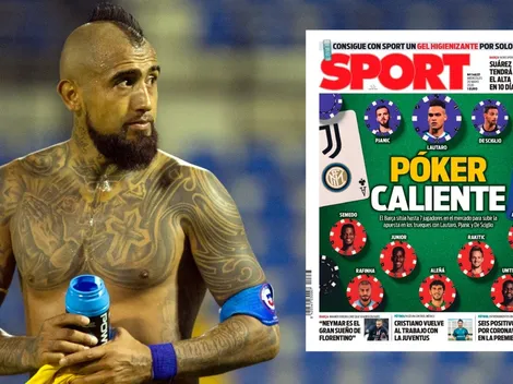 Arturo Vidal es una "ficha" para canjear por Lautaro Martínez