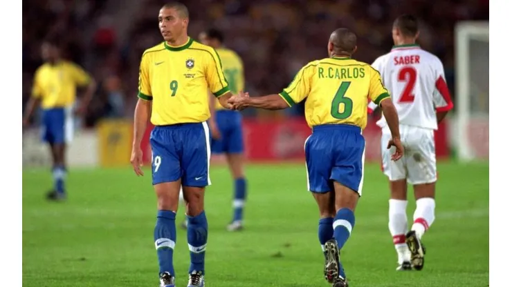 Ronaldo y Roberto Carlos en Francia '98