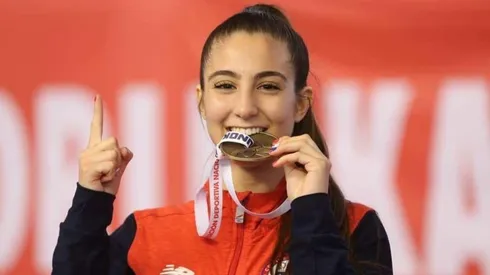 A sus 20 años, Valentina Toro aspira a representar a Chile como karateca en los Juegos Olímpicos.