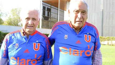 Leonel Sánchez junto a Carlos Campos.