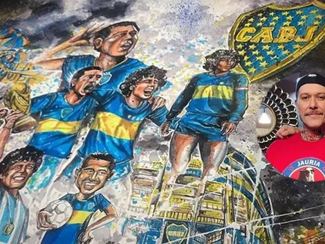 Tatuador chileno comparte pintura "a pedido para Diego Maradona"