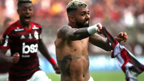 Gol de Gabriel Barbosa a River Plate en la final de la Copa Libertadores 2019