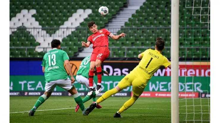 Havertz fue la figura de la cancha ante Werder Bremen