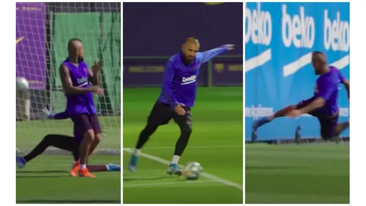 El focus que le hizo el Barcelona a Arturo Vidal