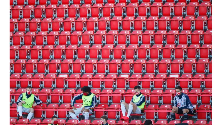 La "tribuna" del Bayern.