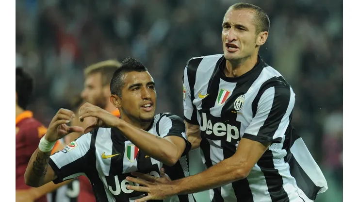 Arturo Vidal y Giorgio Chiellini en Instagram