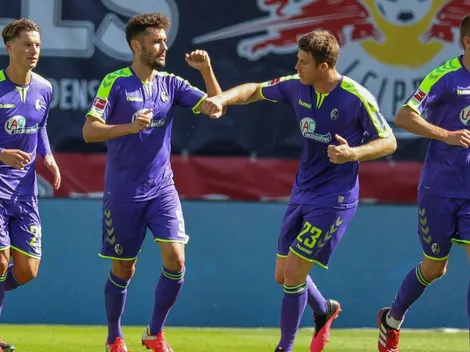 ¡Aguante los coditos! Linda celebración del Friburgo