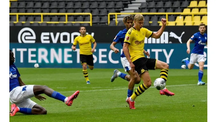 El gol de Haaland a Schalke