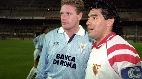 Gazza contó una increíble historia con Maradona