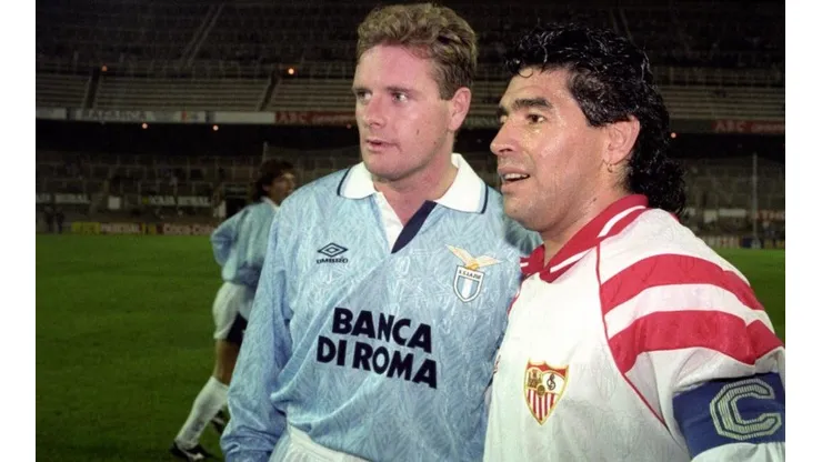 Gazza contó una increíble historia con Maradona