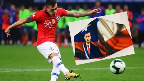 Aránguiz es figura en el diseño de mascarillas.